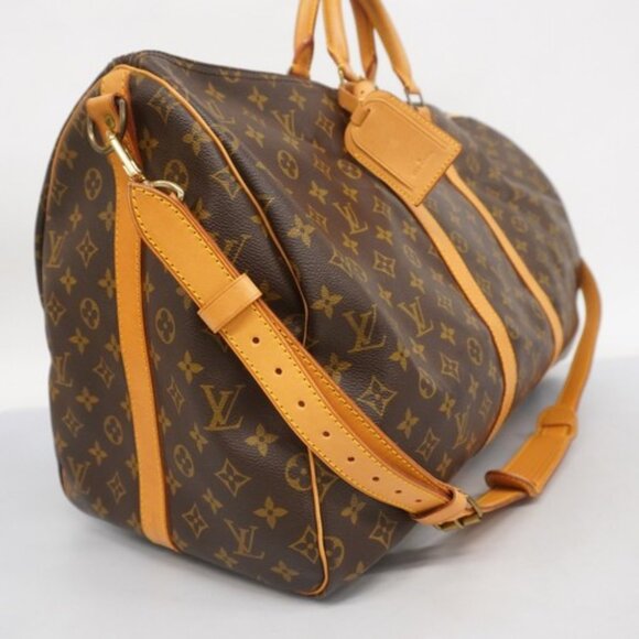 Louis Vuitton (55) Boston Bag Monogram Keepall Bandouliere M41414 - COA included - Picture 3 of 17
